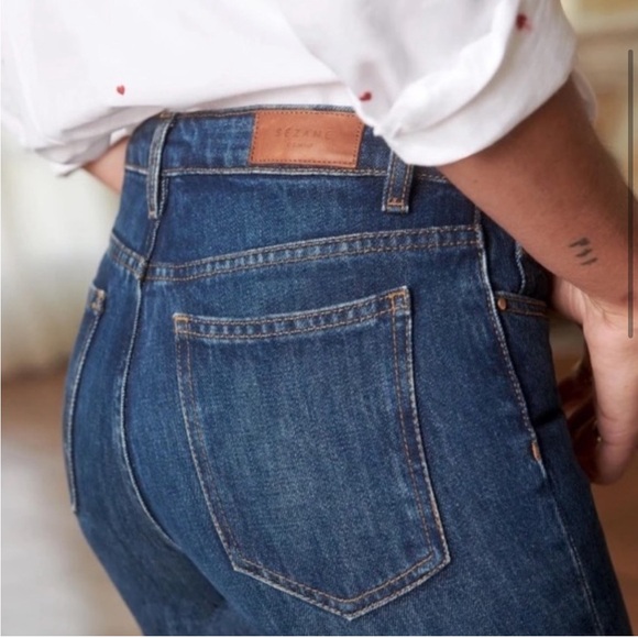 Sezane Straight Leg Jeans Size 28 - Picture 3 of 15